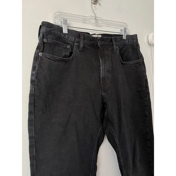 Everlane The Organic Taper Stretch Denim Black Jeans Men’s Size 33x28